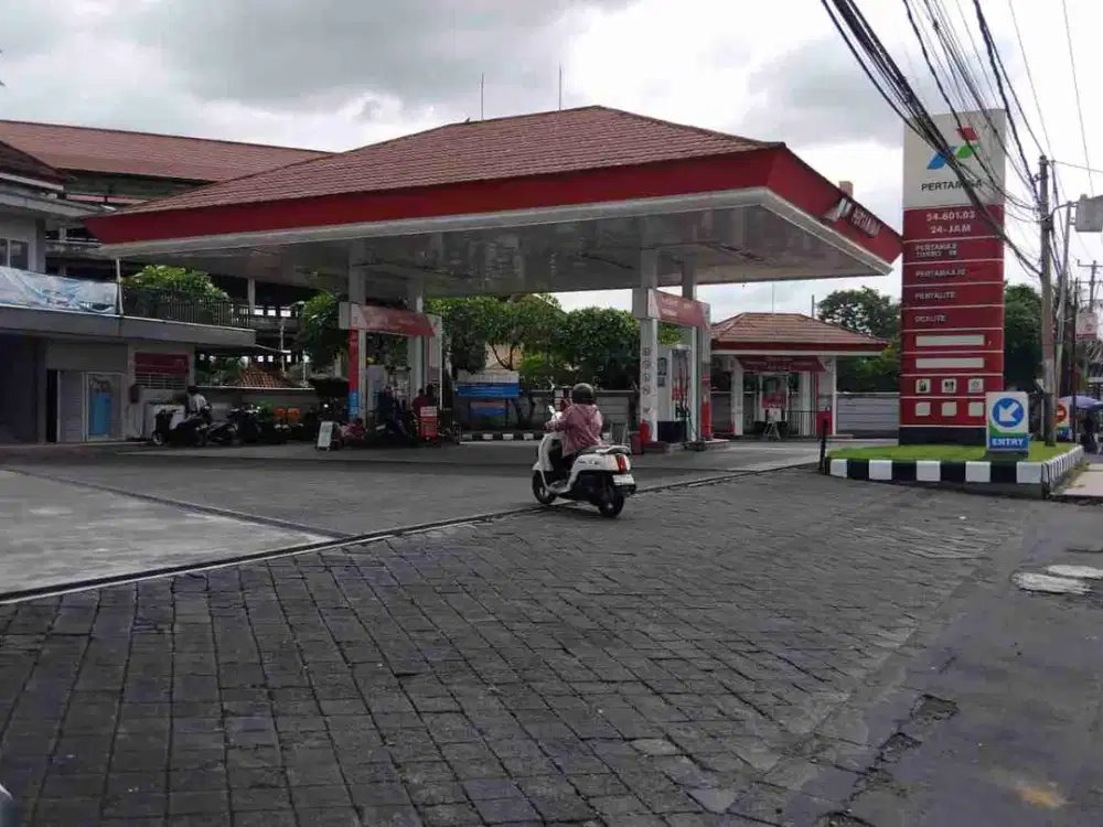 Pompa SPBU Masih Operasional Kesiman Denpasar Bali