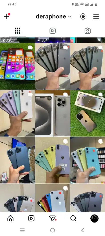 TERIMA IPHONE/ANDROID SECOND SEGALA JENIS MEREK DAN TIPE