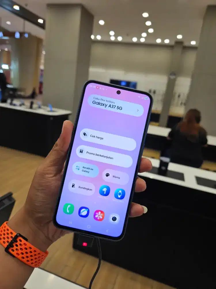 SAMSUNG A37 8/256GB BONUS BUDS CORE ATAU CHARGER ORIGINAL 45 WATT