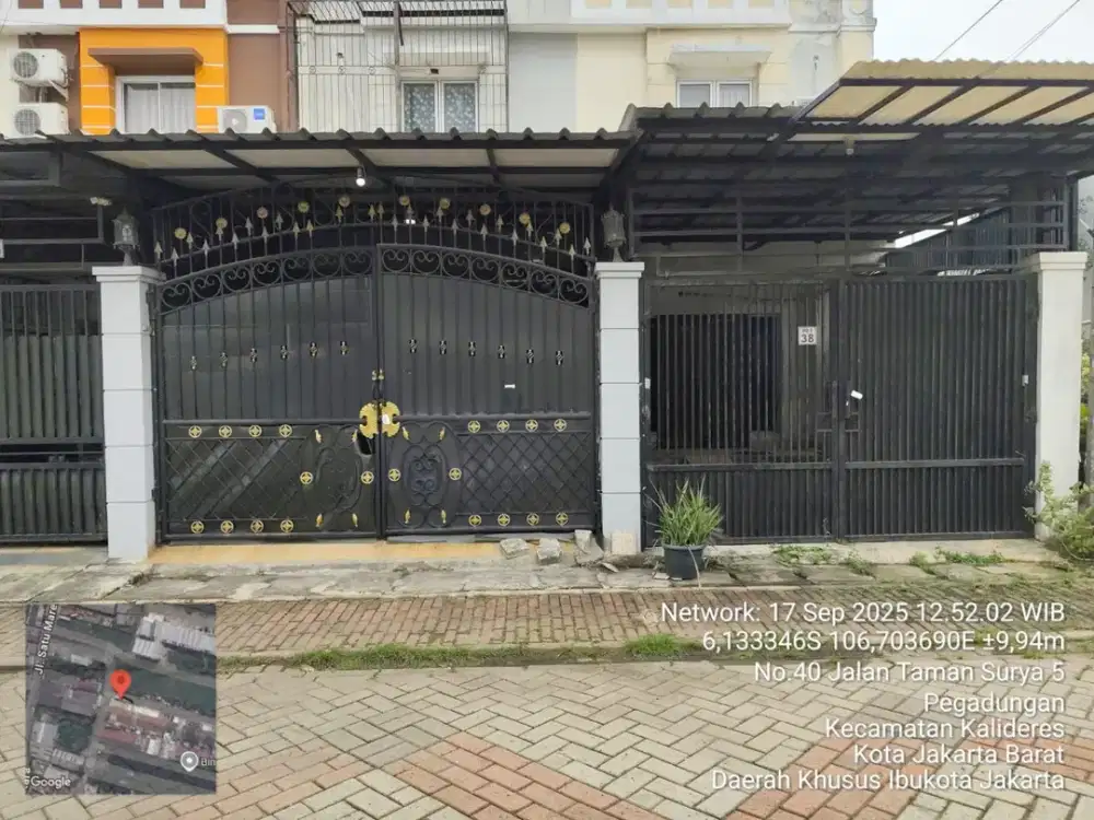 Dijual Lelang Rumah Komplek Perumahan Taman Surya 5, Kelurahan Pegadungan, Kecamatan Kalideres, Jakarta Barat