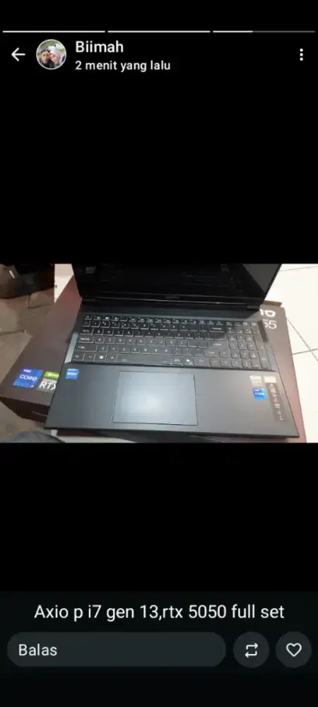 Axio p i7 gen 13 RTX 5050