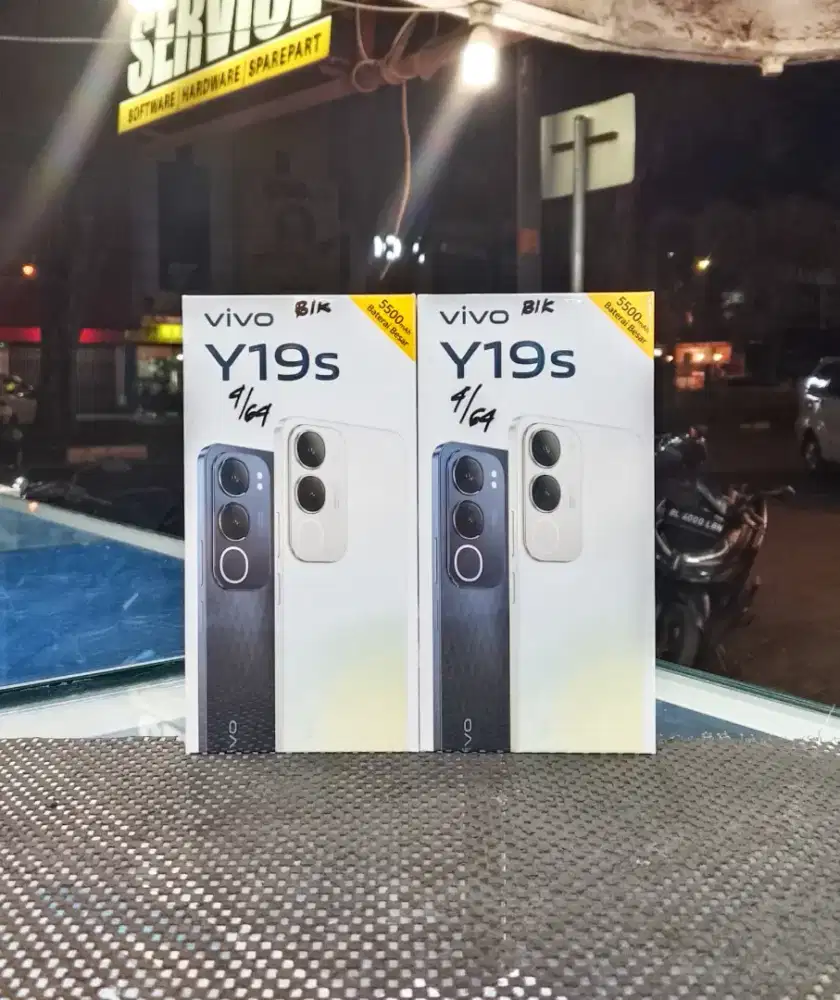 Baru..Vivo Y19s Ram 4+4/64 Segel/Garansi resmi.