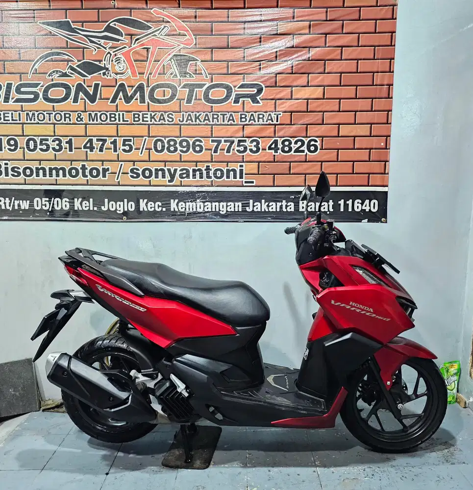 MEWAH ! HONDA NEW VARIO 160 CBS ISS KEYLESS TAHUN 2022 MERAH DOFF