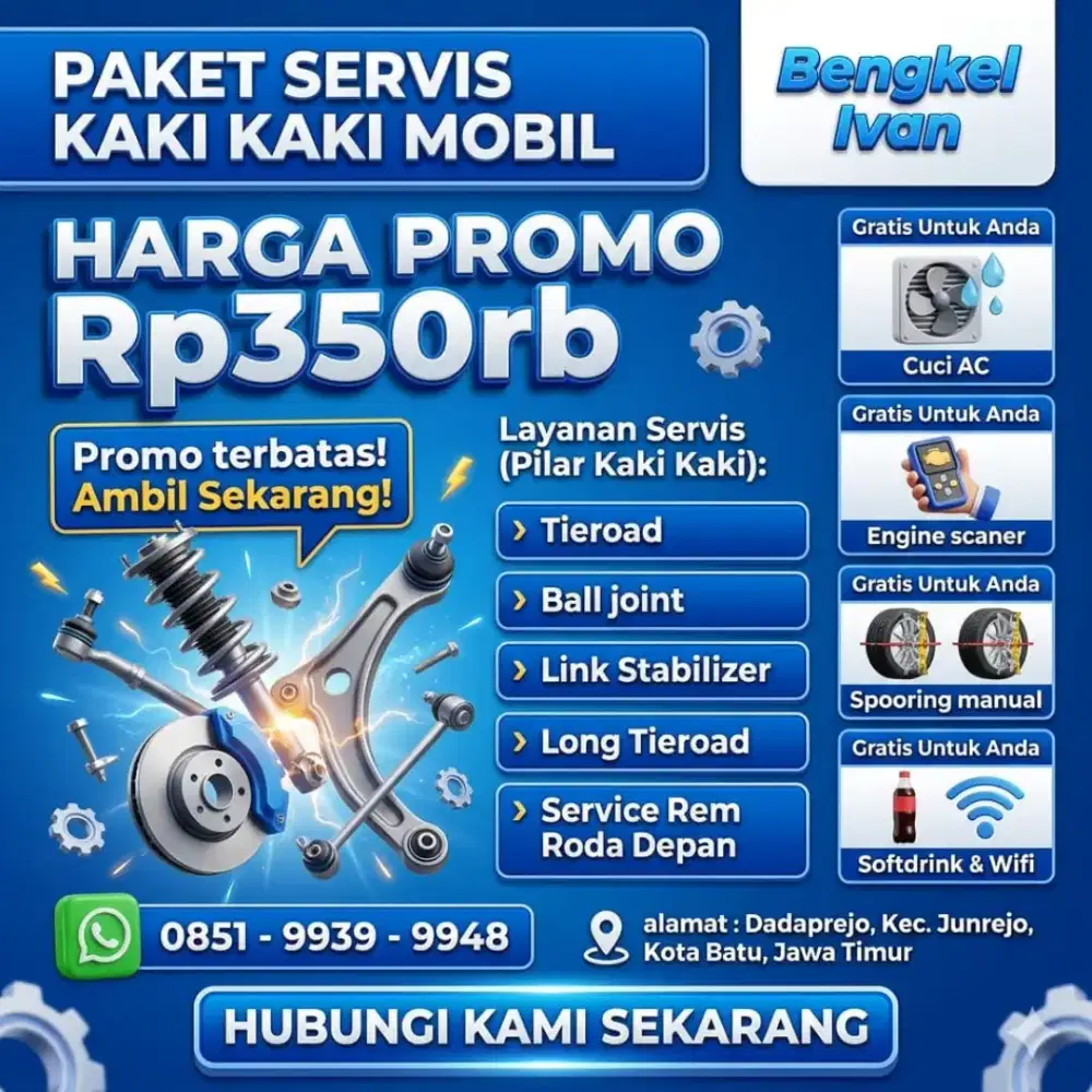 Spesialis Servis Kaki-Kaki Mobil