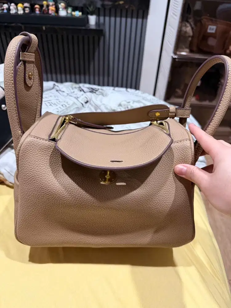 Tas kulit Shoulder bag uk L