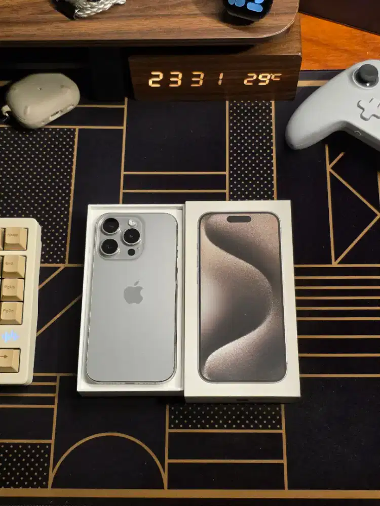 iPhone 15 Pro Natural Titanium 128gb iBox
