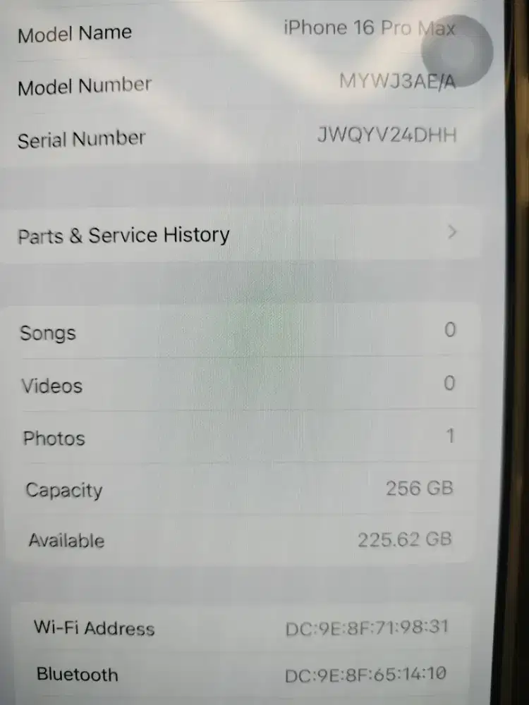 Apple iphone 16 promax 256gb WiFi only