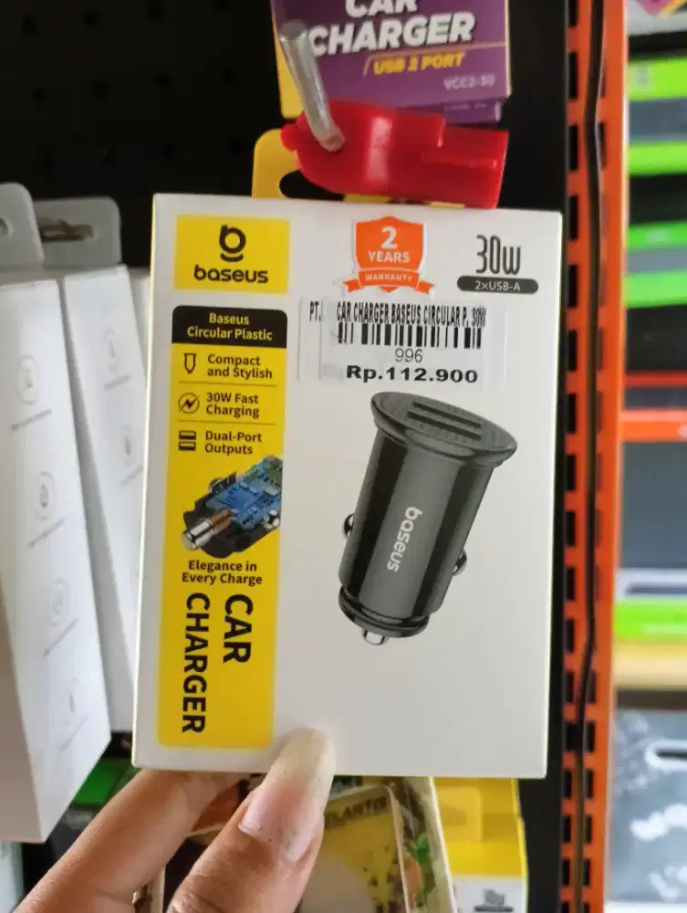CAR CHARGER BASEUS CIRCULAR P.30W | ATLANTIS DAHSYAT