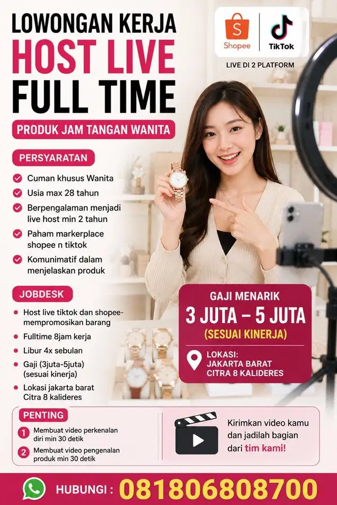 host live full time