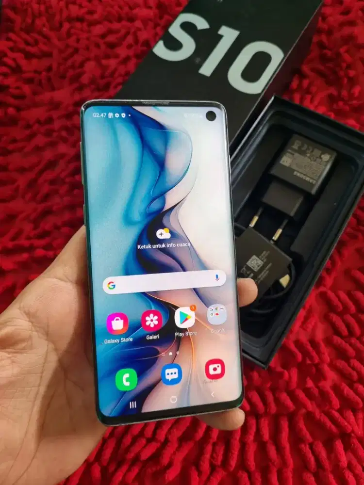 Samsung S10 NFc ram 8+8/128 mulus fullset no minus