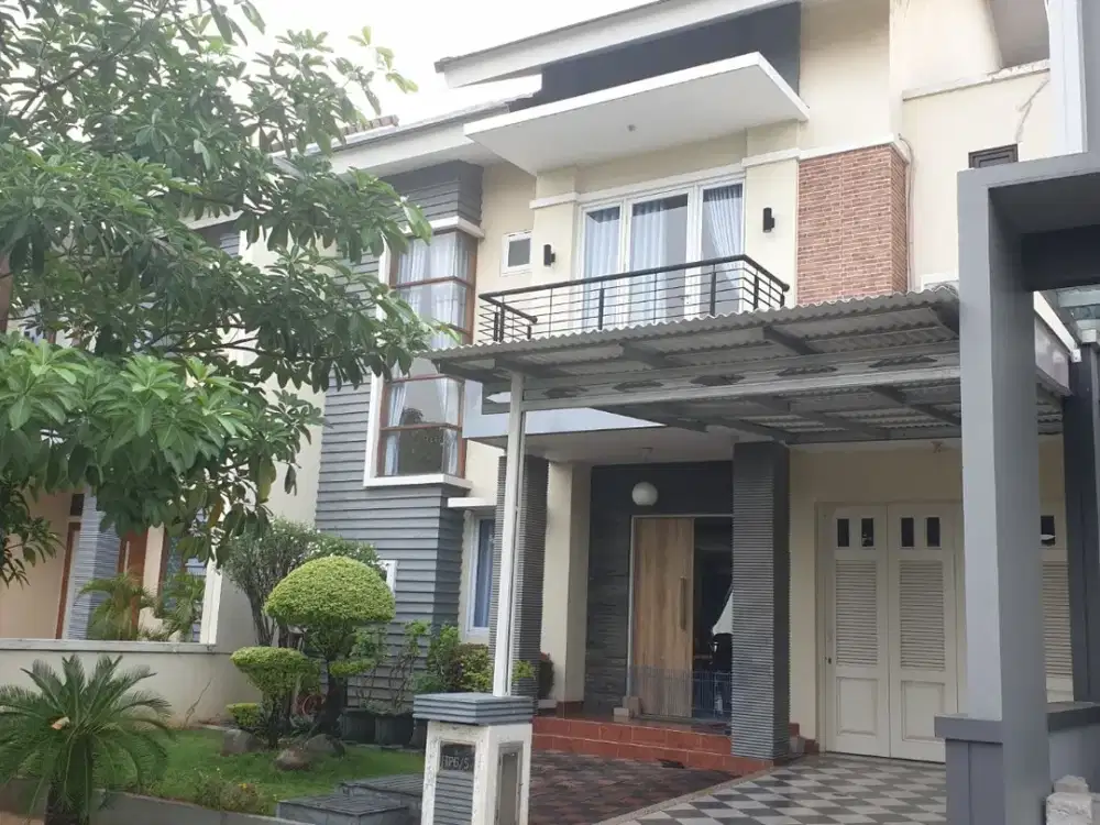 Disewakan rumah siap huni asri di Harapan Indah Cluster Heliconia Bekasi