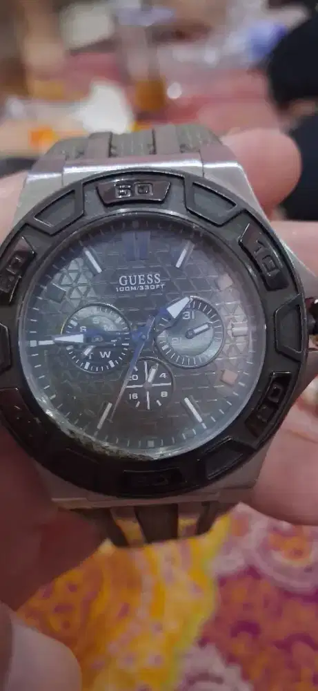 GUESS MOVT Rubber for Men Original