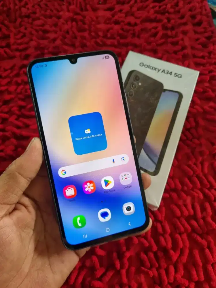 Samsung A34 5g ram 8+8/128 mulus fullset no minus
