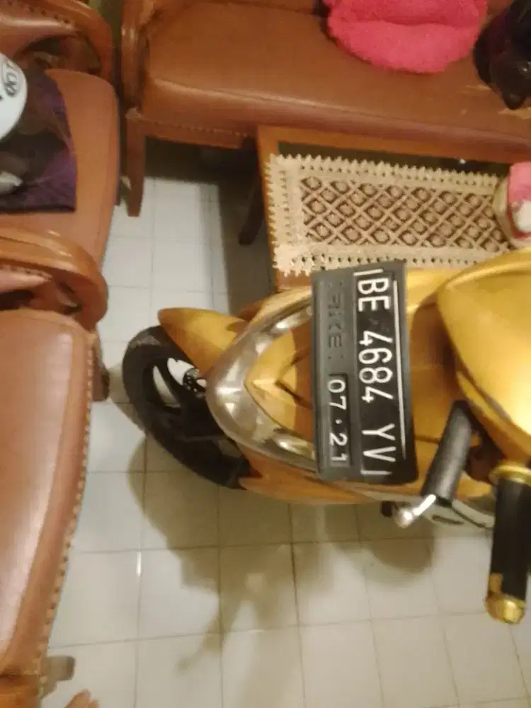 DiJual Cepat sepeda motor YAMAHA Mio soul.GOLD BLACK