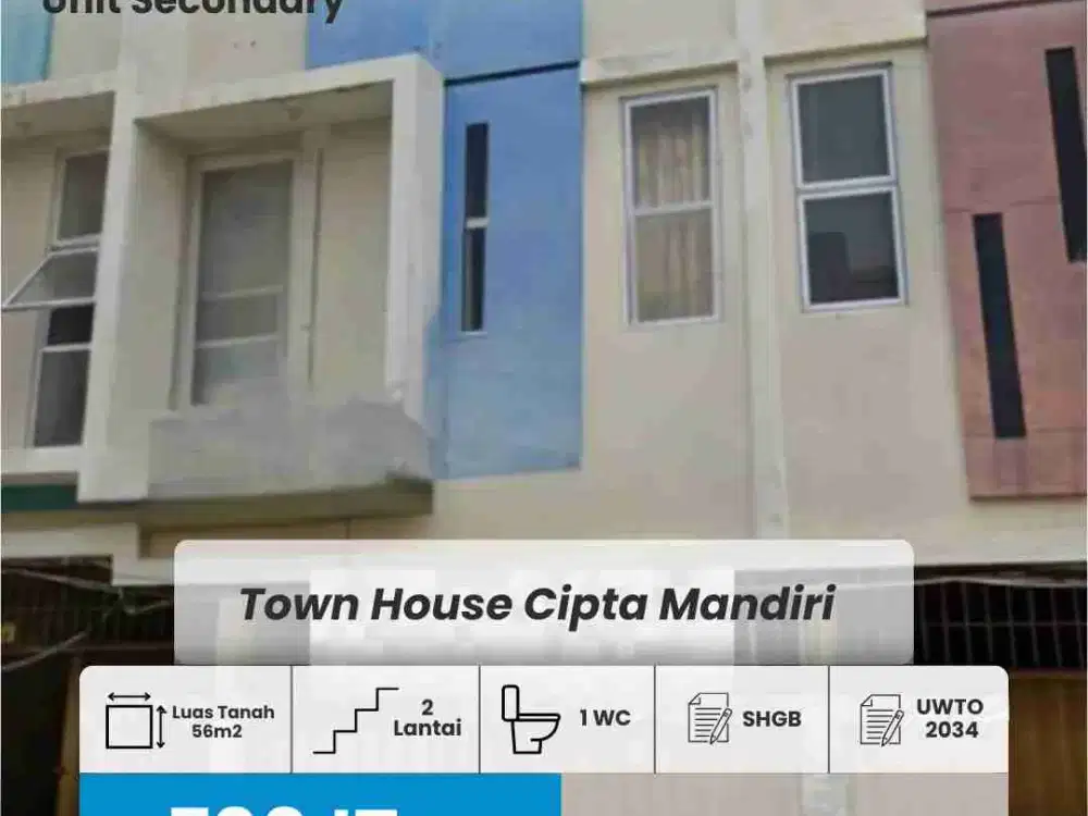 DIJUAL RUKO TOWNHOUSE CIPTA MANDIRI, BATAM