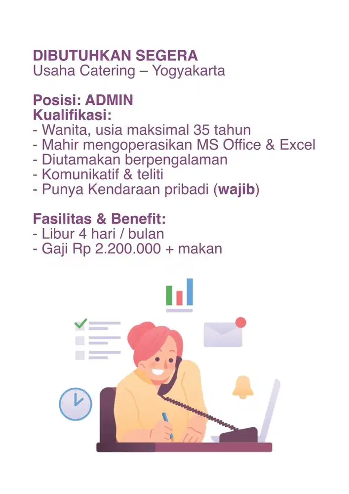 Admin Katering yogyakarta
