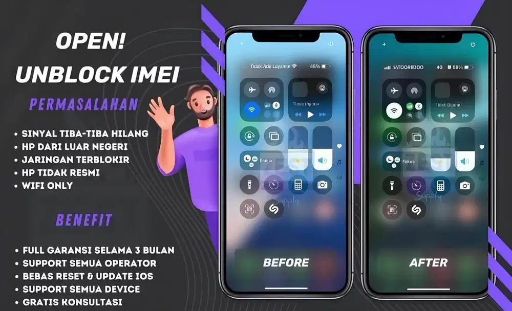 Unlock imei murah