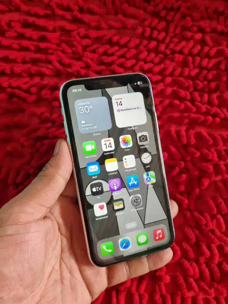 I-Phone xr 64gb sinyal all op regist mulus face id off aja