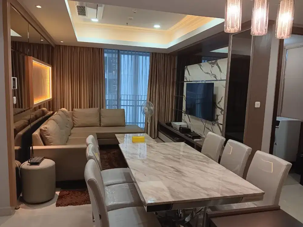 Disewakan Cepat Apartemen Casa Grande 3 Br Luas 129 M2 Siap Huni Jakarta Selatan