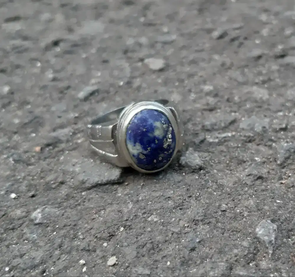CINCIN BATU LAPIS LAZULI AFGHANISTAN ORIGINAL NATURAL