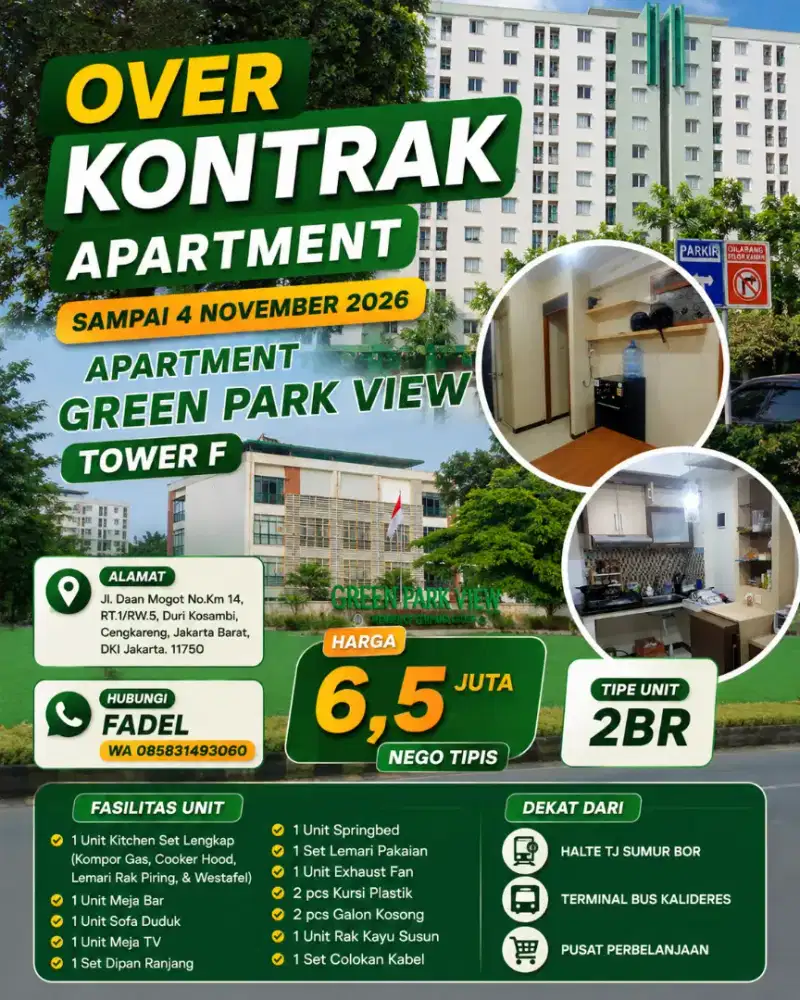 Over Kontrak Apartemen