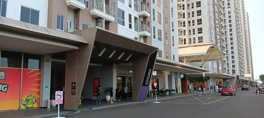 Disewakan unit studio di tokyo riverside apartemen tower edogawa
