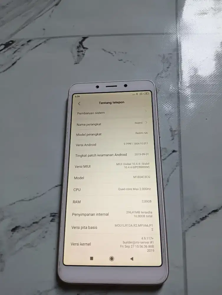 Xiomi Redmi 6a Second