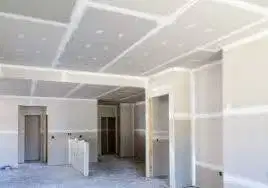 Plafon - Partisi Gypsum + Alumunium + Kaca + SEKAT ALUMINIUM + PVC