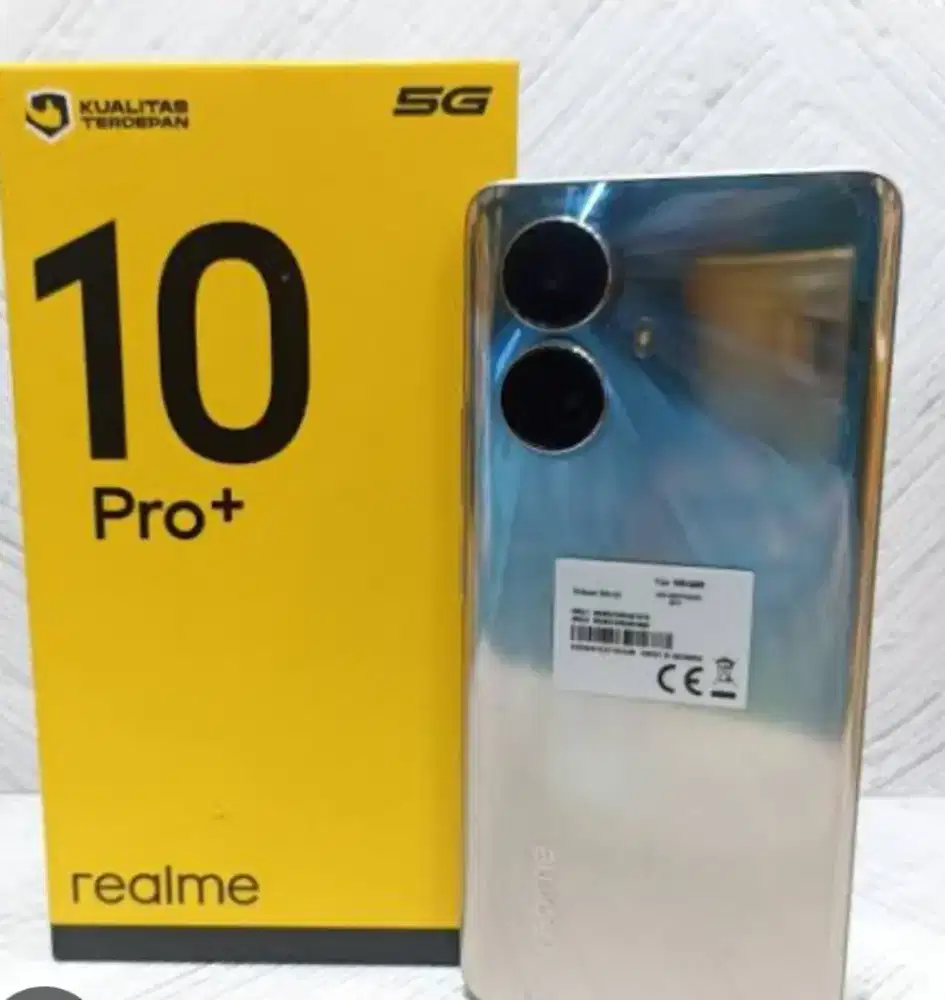 Murah hp Realme 10 pro plus 5G ram 12/256 LKP mulus normal, bs TT