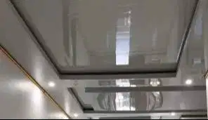 Plafon - Partisi Gypsum + Alumunium + Kaca + Cat PVC SEKAT ALUMINIUM