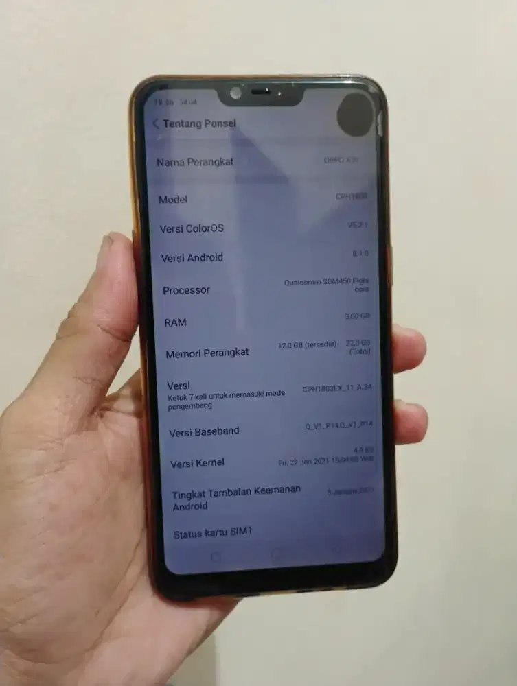 Oppo A3S 3/32 Original murah