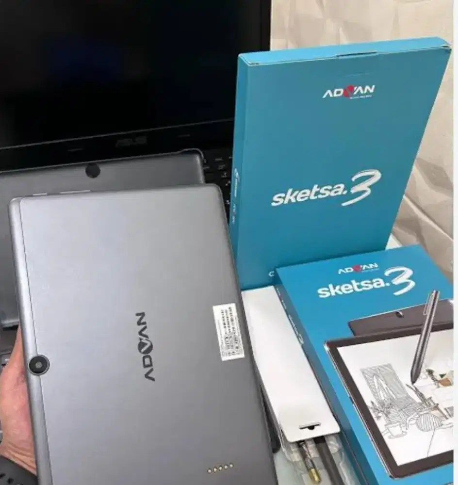 Murah hp tab Advan sketsa 3 6/128 LKP mulus normal