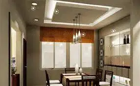 Plafon - Partisi Gypsum +SEKAT ALUMINIUM Alumunium + Kaca + Cat + PVC
