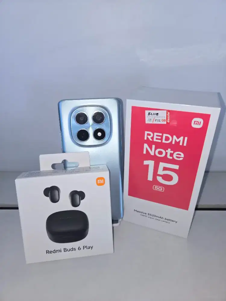 PROMO REDMI NOTE 15 5G 12/512 FREE BUDS 6 PLAY