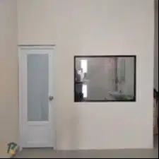 Plafon - Partisi Gypsum + SEKAT ALUMINIUM Alumunium + Kaca + Cat + PVC