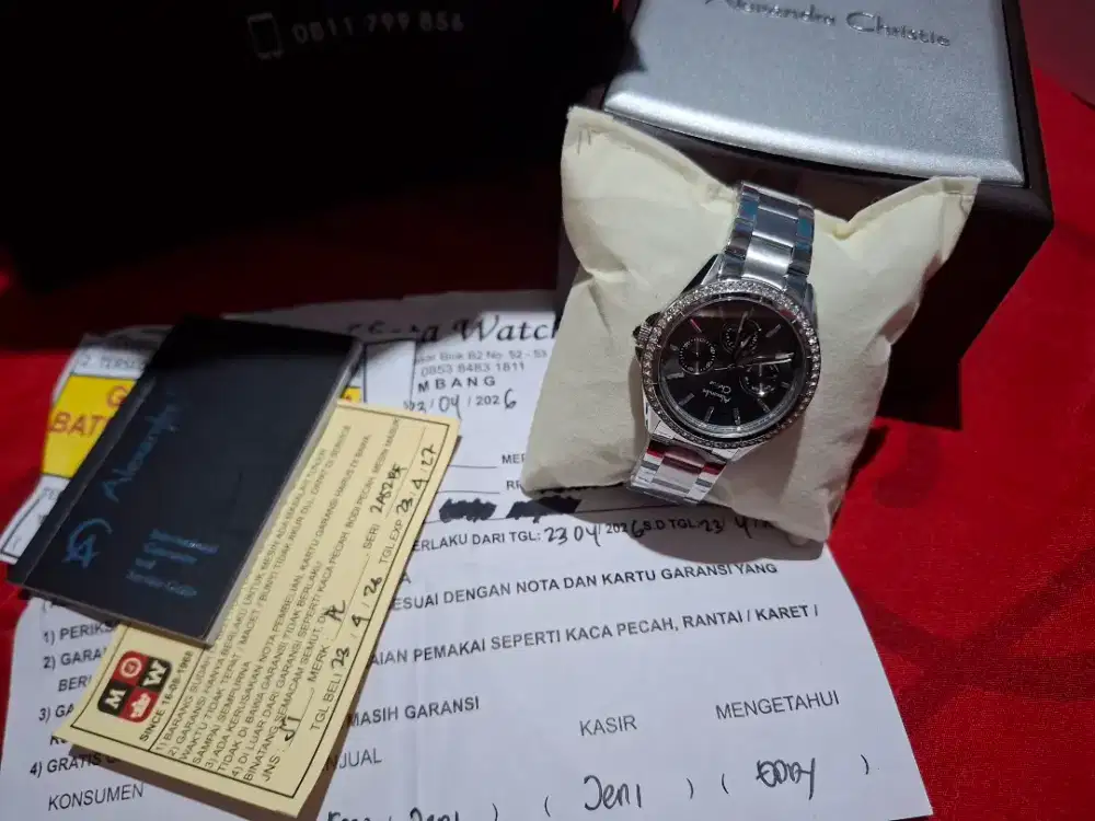 Jam Alexandre Christie Wanita Original Fullset