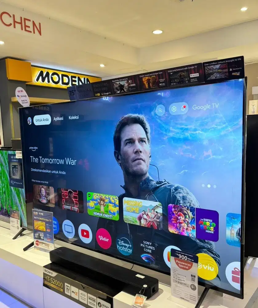 google TV sony 75 inch
