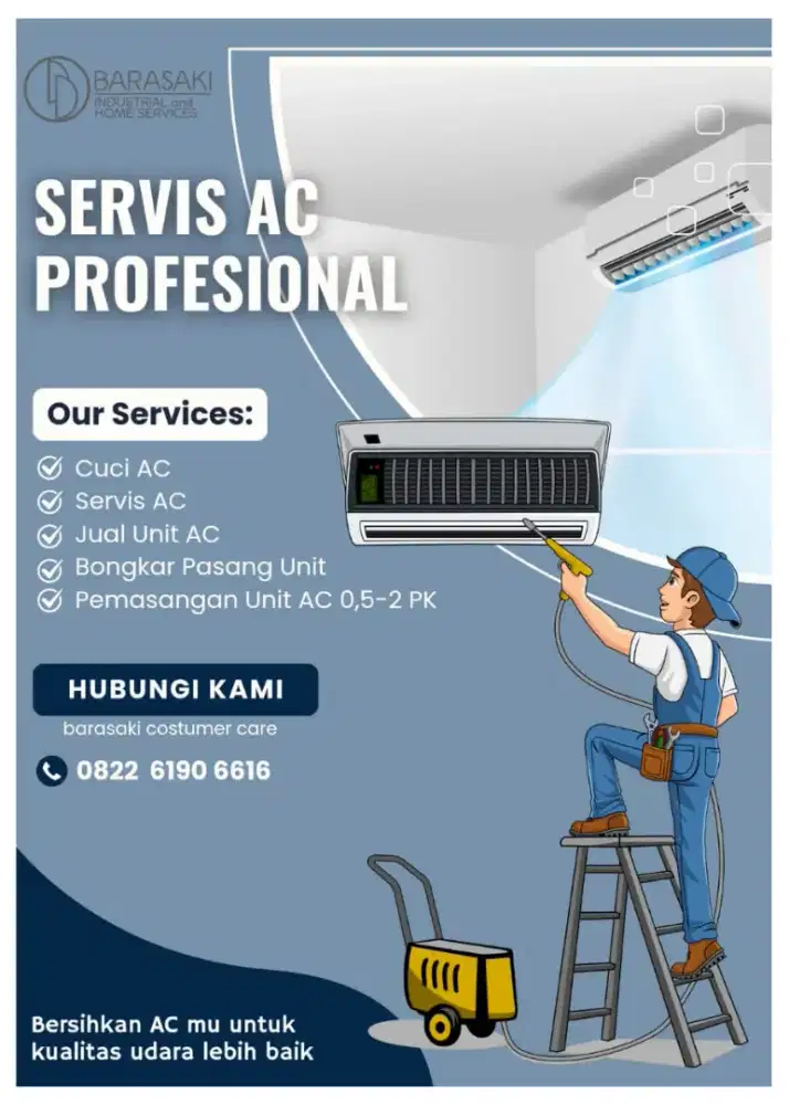 Barasaki Cooling (Jasa Service dan Jual Unit AC)