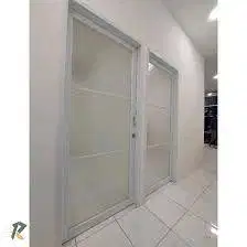 Plafon - Partisi Gypsum + Alumunium + Kaca + PVC SEKAT ALUMINIUM SEKAT