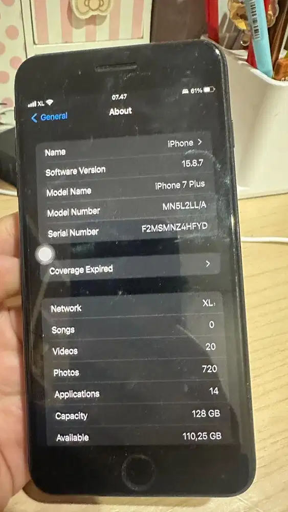 IPhone 7 Plus 128GB Jetblack