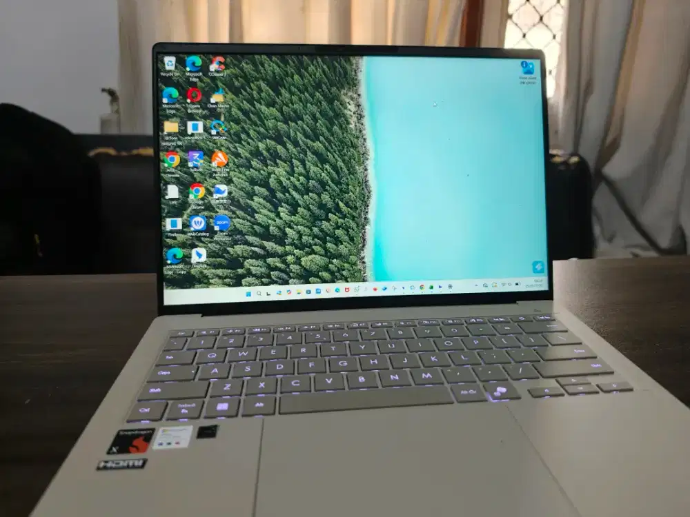 Asus Zenbook A14 UX3407QA 16/512 Warna Beige Pemakaian 2 Bulanan