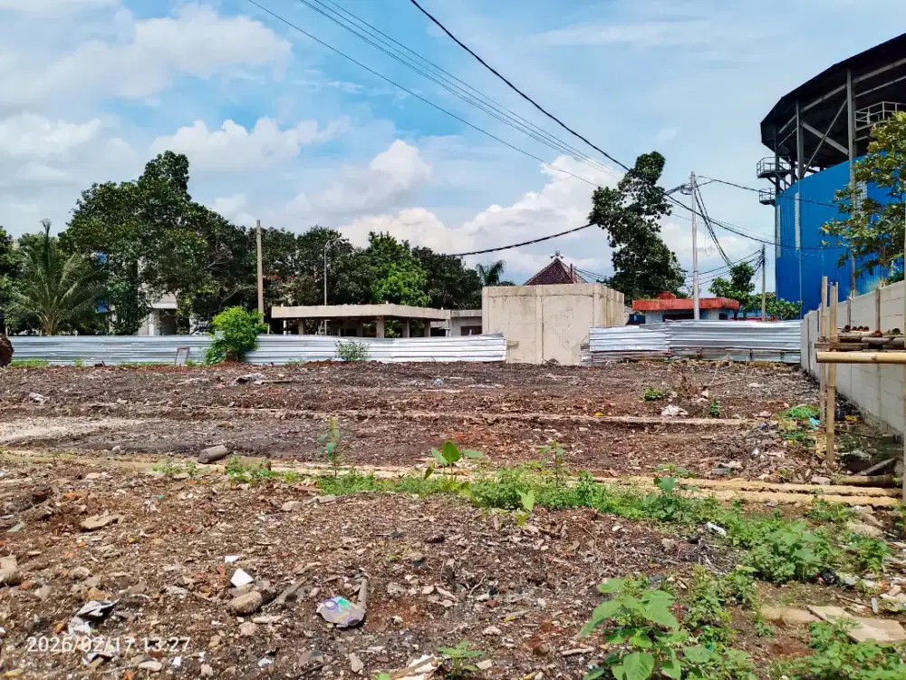 Kavling Siap Bangun dipinggir Jl. Raya Ciracas - Dekat Fasilitas umum