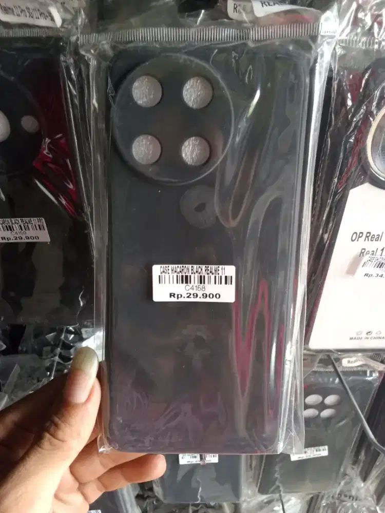 CASE MACARON BLACK REALME 11 ATLANTIS DASYAT