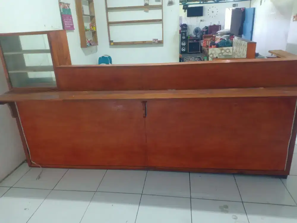 Dijual meja bar warkop