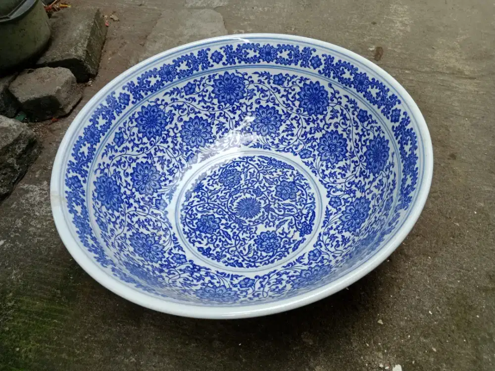 Mangkok keramik jumbo ful gambar