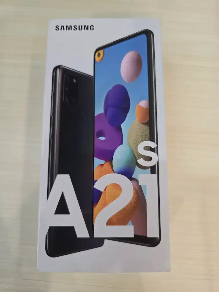Di jual cepat Hp Samsung Galaxy A21S 6/128 warna black