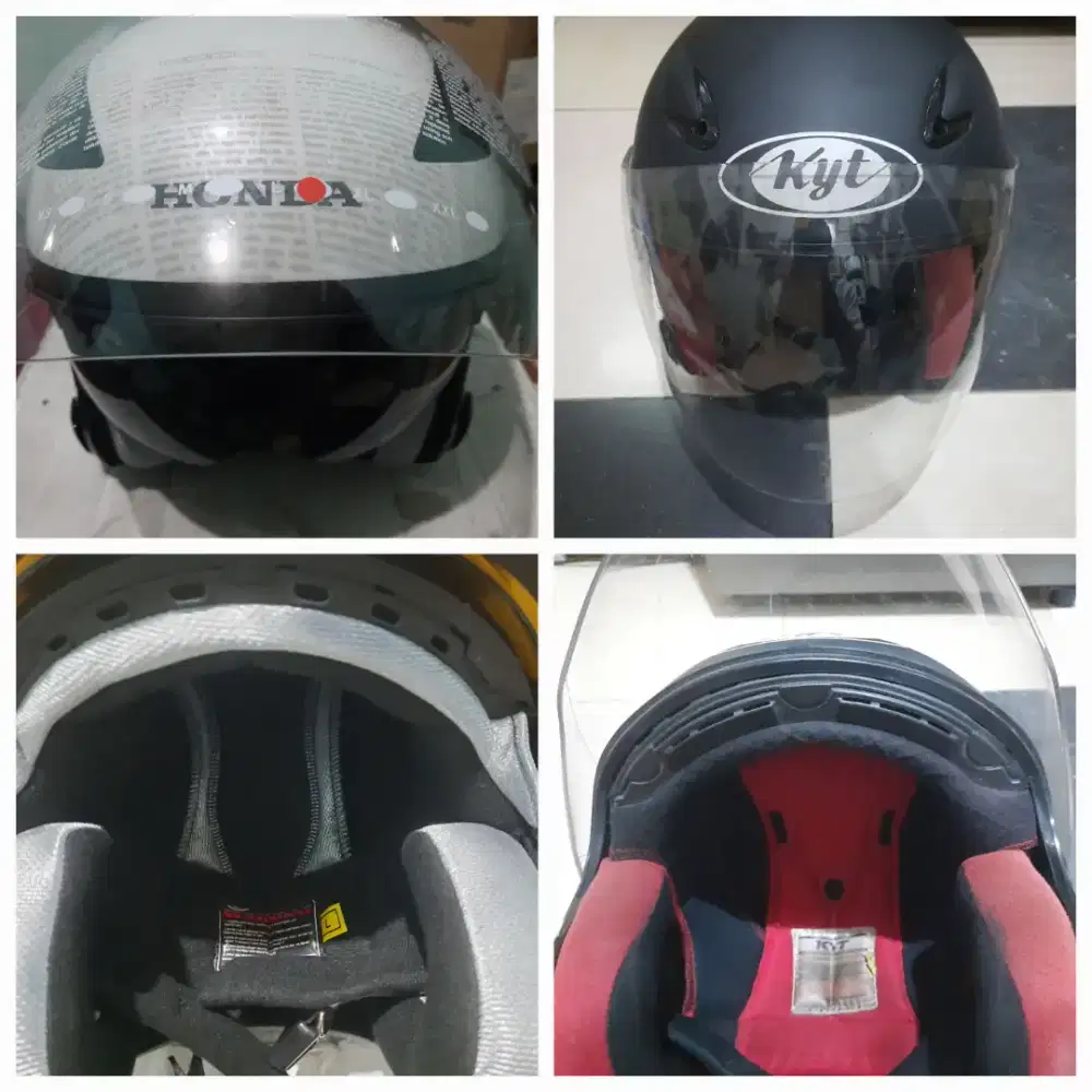 Jual helm KYT fullset ( 2 pcs)