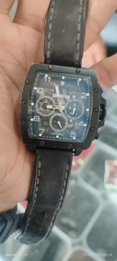Jam tangan expedition E6659M kulit sport