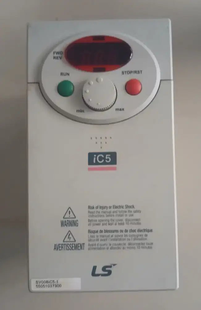 Inverter Ls 0.75 kw 1 hp.220.volt in 1phase out 3 phase normal