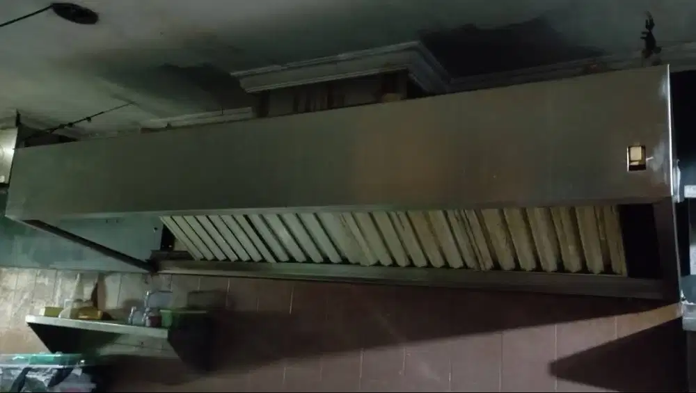 Exhaust Wall Hood Kitchen Stainless Steel Panjang 2,5 Meter